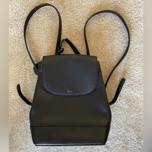 Lauren by Ralph Lauren 100% Leather Black Bag